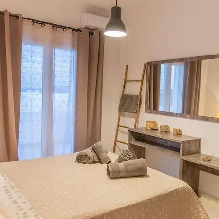 Stylish House With Sea-view In Kampos Apartman